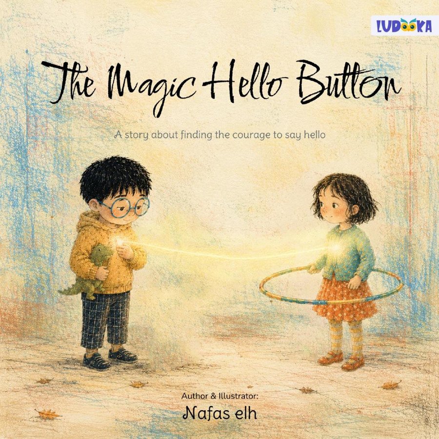Cover of The Magic Hello Button by Nafas elh